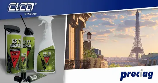 Preciag erweitert sein Sortiment um die CICO® GUN CARE-Linie