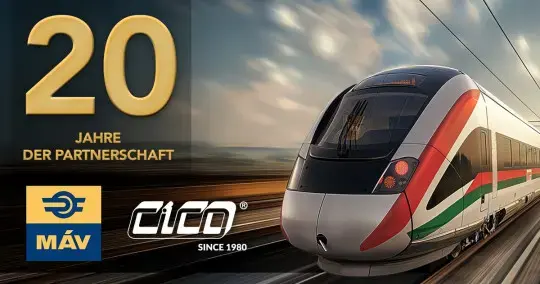CICO® & MÁV - 20 Jahre Partnerschaft, die die Zukunft der Eisenbahn in Ungarn antreibt