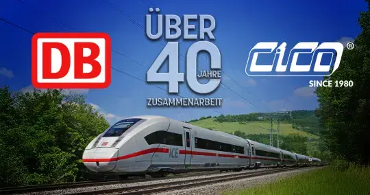 Über 40 Jahre Zusammenarbeit mit der DB