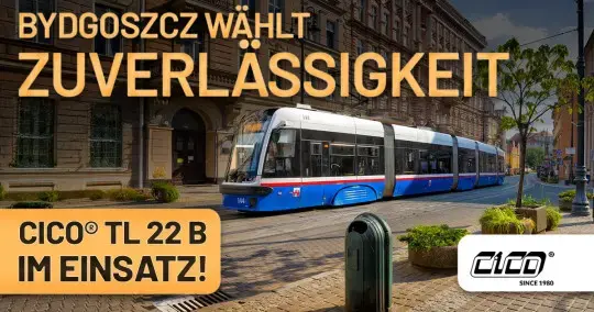 MZK Bydgoszcz entscheidet sich für CICO® TL 22 B!