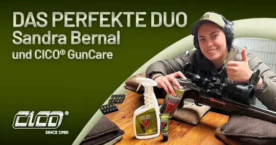 DAS PERFEKTE DUO: Sandra Bernal und CICO® Gun Care